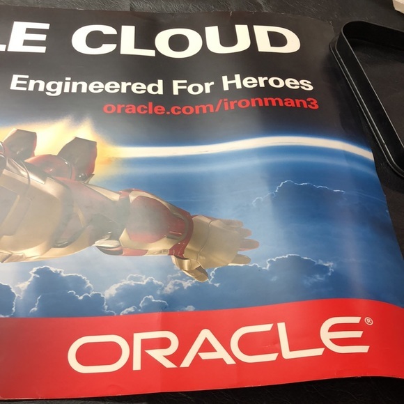 Iron man 3 2 sided poster Oracle / Marvel 2013 24 x 36 with light creasi… - Picture 2 of 4